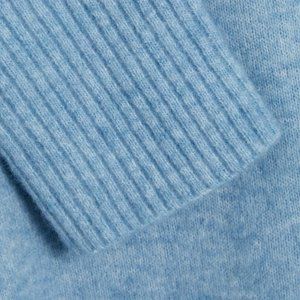 Helmut Lang Blue Wool Sweater